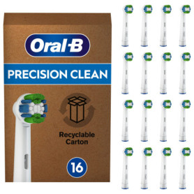 Oral-B Precision Clean Brossette Pour Brosse Ã€ Dents Ã‰lectrique, Lot De 16, Convient Ã€ Une Boîte Aux Lettres