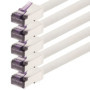 1aTTack.de - 1m - Câble réseau CAT6a Superflex Ethernet Gigabit LAN RJ45 CAT6 A câble patch 10000 Mbit s SFTP PIMF 500 MHz compa