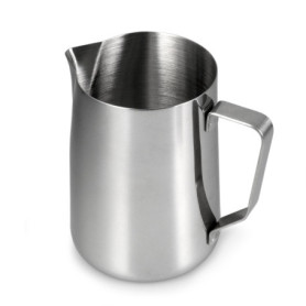 YOUZiNGS Pot à lait en acier inoxydable - 900 ml - Mousseur à lait Barista - Pot à lait - Couleur : argent brillant