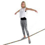ALPIDEX Slackline Set 15 m + Protections pour Arbre et Protection cliquet, Convient aux Enfants, débutants et avancés