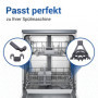 Lot de 8 pinces de rechange pour lave-vaisselle Bosch Siemens Neff 00428344 428344 pour panier inférieur de lave-vaisselle