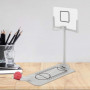 Mini Basket de Table en métal Basket de Table NBA Basket de Doigt au Bureau Basket d'adresse Panier de Table Pliable