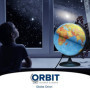 ORBIT GLOBES & MAPS - Globe lumineux - globe de 30cm avec pied stable, image de carte 2023 physique/politique avec lampe LED, im