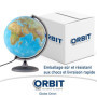 ORBIT GLOBES & MAPS - Globe lumineux - globe de 30cm avec pied stable, image de carte 2023 physique/politique avec lampe LED, im