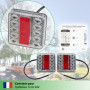fouraces LED Feux arrière de remorque - 2 kits, avec schéma électrique et plaque d'immatriculation Eclairage, feu arrière, acces