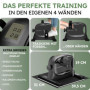 HELDENWERK 2025 Kit d'entraînement à pédales certifié TÜV/GS avec sangle de fixation et tapis antidérapant – Entraîneur de bras 