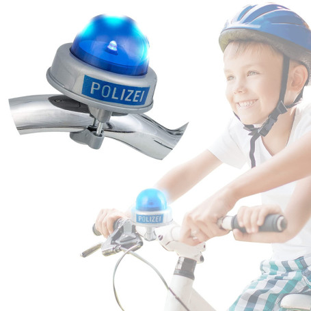 Smart Planet Sonnette de vélo, sirène de police, amusante, pour le guidon du vélo d’enfant