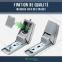 Kit de réparation de poignée de porte de réfrigérateur - Charnière pour poignée de porte de réfrigérateur - Compatible avec Lieb