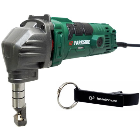 HEADNMORE® Contenu : 1 grignoteau/grignoteuse Parkside® PMK 550 C2, 550 W + 1 porte-clés HEADNMORE®