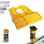 Adaptateur de rail de guidage professionnel pour DEWALT DCW600 / DCW604 / DCW604NT / D26200 pour Makita/Bosch/Festool/Mafell