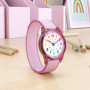Cander Berlin MNA 0130 F Montre pour enfant avec bracelet velcro étanche 3 ATM Rose, Bracelet