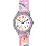 Cander Berlin MNA 0430 E Montre pour enfant avec fermeture Velcro magnétique étanche 3 ATM Montre d'apprentissage analogique Lic
