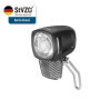 ADDVIEW Hammer M60 Lampe de vélo avec alternateur, phare 60 lux, lampe de vélo LED avec capteur de luminosité, feu de position, 