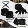 DaniChou Premium Menottes sex adulte lit, peluche extra & mousquetons exclusifs, attache lit sex adulte & BDSMS Set, fouet sex a