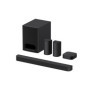 Sony BRAVIA Theatre System 6 – Son Enveloppant 5.1.2ch canaux | 1000 W | Enceintes arrière et Caisson de Basses Inclus | Dolby A