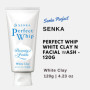 Senka Perfect Whip White Clay n Facial Ｗash - 120g Blotting Paper Set