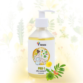 Verana Huile Apaisante pour les Soins de la Peau Avant et Après le Rasage, L'épilation, Cire épilatoire, Contre la Douleur, Apai