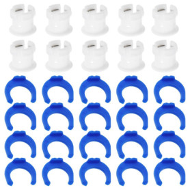 YINETTECH 10 set de Pinces de Serrage Couplage de Tube Bowden Accessoires Hotend d'extrudeuse d'imprimante 3D Compatible avec Tu