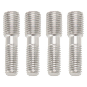 YINETTECH Vis de Réduction M8x1,25 à M10x1,25 4 Pièces Goujon de Collecteur d'échappement Universel en Acier Inoxydable 304 Comp