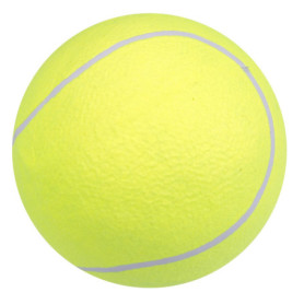 Wanjorlay Jouet de Morsure pour Animaux de Compagnie Balle Tennis GéAnte 24CM pour Chiens Jouet à Mâcher Balle de Tennis Gonflab