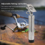 Aisuoka Porte-Canne a Peche pour Bateau Porte-Canne a Peche reglable Porte-Canne a Bateau Argent