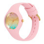 ICE-WATCH - Ice Horizon Pink Girly - Montre Rose pour Fille avec Bracelet en Silicone - 021432 (Extra Small)