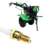 eMagTech 3pcs F7TC Bougie d’allumage Remplacement Nickelée Moteur à Essence Compatible avec Tondeuse à Gazon Tracteur Motoculteu