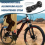 ECSiNG Potence de Vélo Réglable en Aluminium 0±60° 1-1/8" 28,6 Mm Collier de Serrage de Guidon 1-1/4" 31,8 Mm Rallonge de Potenc