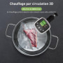 KitchenBoss Thermoplongeur Cuisson Sous Vide: Wifi Thermo Plongeur 1100W APP Contrôle Cuiseur Sous Vide Cooker pour un Contrôle 