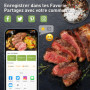 KitchenBoss Thermoplongeur Cuisson Sous Vide: Wifi Thermo Plongeur 1100W APP Contrôle Cuiseur Sous Vide Cooker pour un Contrôle 