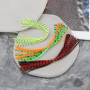 Briny River Lot de 20 jupes en silicone à 40 brins - Jigs de rechange - Pour la fabrication de leurres de pêche - Jupe souple po