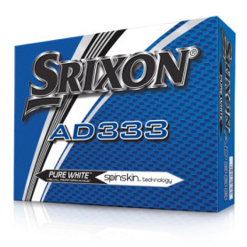 Srixon AD333 Balles de Golf - Modèle 2018 - 1 Douzaine - Nouveau - blanc