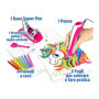 CRAYOLA - Super Pen Licorne Néon, Jeu pour Dissoudre les Crayons de Cire et Créer des Dessins en Relief, Activités Créatives et 