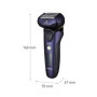 Panasonic Series 800 ES-LV67 Personalcare Rasoir 5 Lames dont 2 de finition externes Wet & Dry 4 accessoires 51 min d'autonomie 