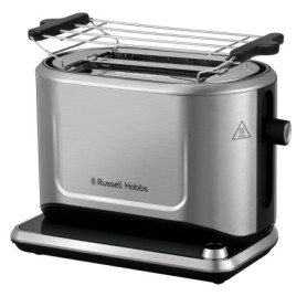 Russell Hobbs Grille Pain [Programmable] Attentiv (Fentes extra larges, Tactile, mémorisele brunissage, Tout type de pain, Surél