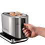 Russell Hobbs Grille Pain [Programmable] Attentiv (Fentes extra larges, Tactile, mémorisele brunissage, Tout type de pain, Surél