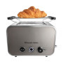 Russell Hobbs Grille Pain [Design Retro Premium] Distinctions Titanium (Pour 2 Tranches, 6 Niveaux de brunissage, Fonction Surél