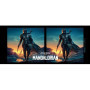 Star Wars: The Mandalorian Nightfall Unisexe Mug multicolore, Céramique, MGB26322