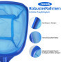 Jsdoin 161cm épuisettes de Surface pour Piscine, Filet de Piscine, épuisette Piscine avec 123CM Télescopique Réglable pour Netto