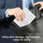 Lazmin Mini pavé numérique sans Fil à 34 Touches, Clavier numérique Ultra-Fin Rechargeable Bluetooth Petit Clavier pour Mac OS W