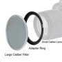 Fanzr Lot de 2 bagues d'adaptation pour filtre d'objectif d'appareil photo 67 mm vers filtre 77 mm Aluminium de qualité supérieu