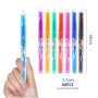 Pen Effaçable De 8 Pièces, Stylo Neutre Créatif, Stylo De Marqueur Multicolore, Stylo À Bille Effacable Multi-Fonction, Bureau E