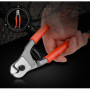 Meccion Pince Coupe-câble 205mm Acier au Chrome Vanadium Coupeur, Convient Pour Couper les Câbles en Cuivre, Câble en Fil D'acie