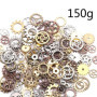 DAHI 150g steampunk antique engrenages pendentif horloge roue de roue pour l'artisanat, couleurs mélangées - Roues pour DIY Arti