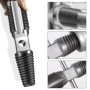 Endommagé vis Extracteurs Dénudés, Kit d'extracteurs de vis tarauds 1/2" et 3/4", Extracteur de Vis à Double Tête, pour enlever 