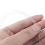 HEIHAK Fil de pêche en nylon transparent solide avec 200 boucles à sertir en aluminium pour accrocher des photos et des travaux 