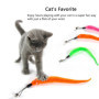 Diealles Jouet de Chat, Rétractable Baguette avec 5 Plumes pour Votre Chat et Chaton