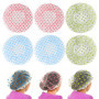 YPYMOD Bonnet De Douche Bonnet de Bain élastiques Chapeau Réutilisables avec Des Bandes Élastiques Pour Femmes Filles Douche SPA