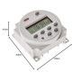 7 Days Timer Module Écran LCD programmable DC12 V 16 A 28 programmes