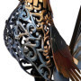 Tooarts Coq Sculpture en Métal Sculpté Maison Oeuvre d’Articles d’Ameublement